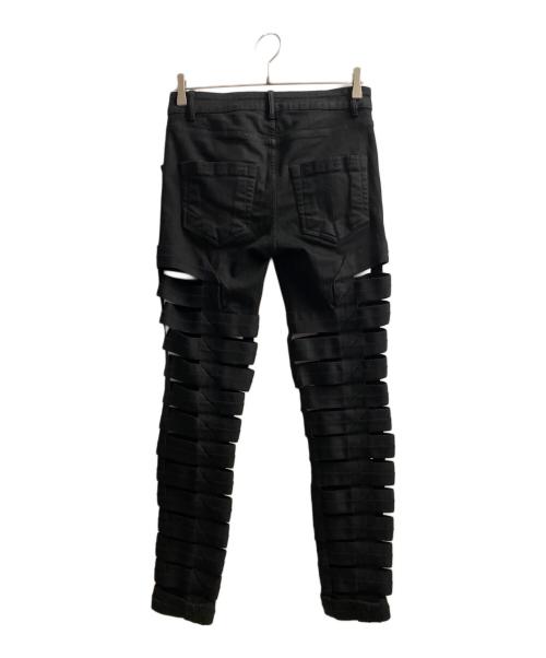 RICK OWENS（リックオウエンス）RICK OWENS (リックオウエンス) Spartan Hybrid Elastic Denim ブラック サイズ:29の古着・服飾アイテム