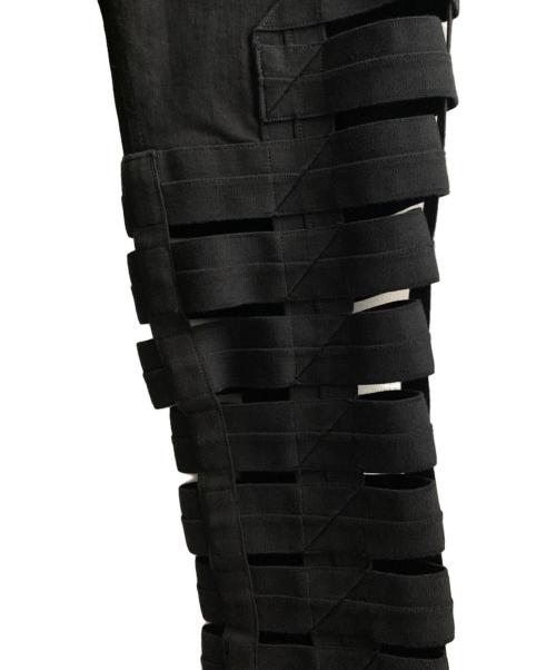 RICK OWENS（リックオウエンス）RICK OWENS (リックオウエンス) Spartan Hybrid Elastic Denim ブラック サイズ:29の古着・服飾アイテム