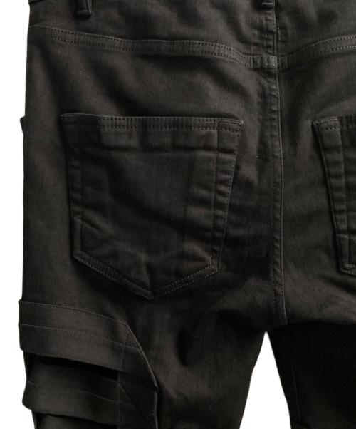 RICK OWENS（リックオウエンス）RICK OWENS (リックオウエンス) Spartan Hybrid Elastic Denim ブラック サイズ:29の古着・服飾アイテム