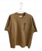 sacaiサカイ）の古着「Cotton Jersey T-Shirt」｜ブラウン