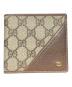 GUCCI（グッチ）の古着「GGスプリーム二つ折り財布」｜ベージュ