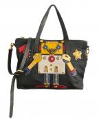 PRADAプラダ）の古着「ロボットナイロンバッグ」｜ブラック