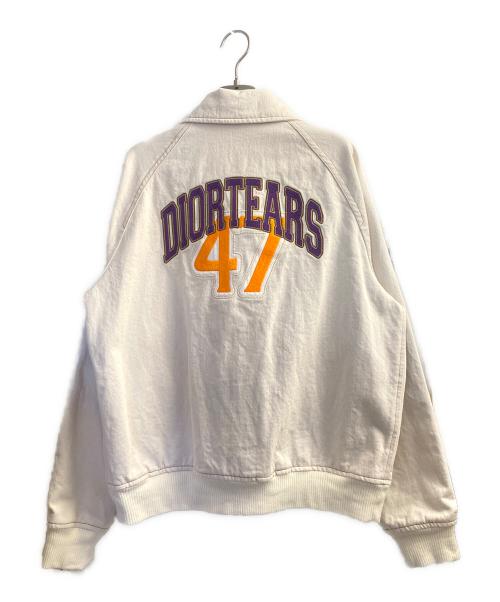 Christian Dior（クリスチャン ディオール）Christian Dior (クリスチャン ディオール) Denim Tears (デニムティアーズ) 23AW コットン デニムジャケット アイボリー サイズ:48の古着・服飾アイテム