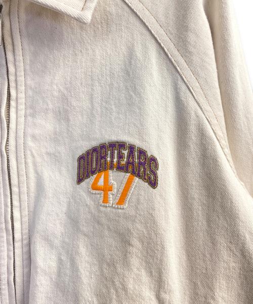 Christian Dior（クリスチャン ディオール）Christian Dior (クリスチャン ディオール) Denim Tears (デニムティアーズ) 23AW コットン デニムジャケット アイボリー サイズ:48の古着・服飾アイテム