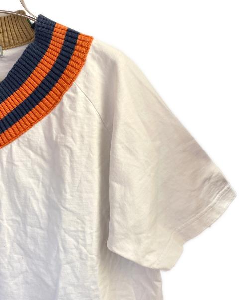 kolor/BEACON（カラービーコン）kolor/BEACON (カラービーコン) ドッキングニットTシャツ サイズ:２の古着・服飾アイテム