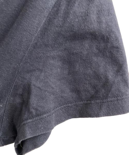 Saint Laurent Paris（サンローランパリ）Saint Laurent Paris (サンローランパリ) ロゴ リバースTシャツ ネイビー サイズ:Sの古着・服飾アイテム