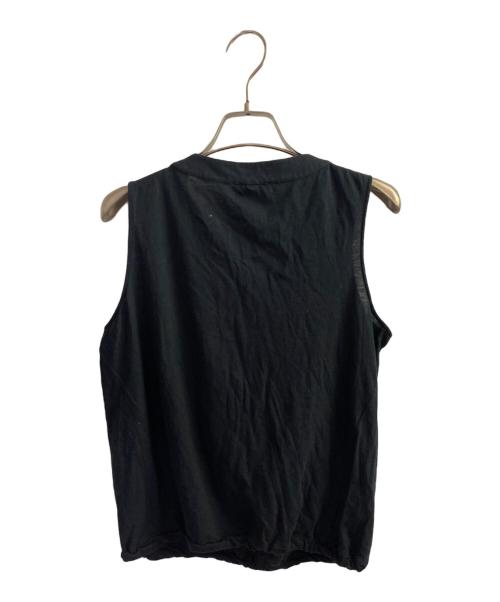 CHANEL（シャネル）CHANEL (シャネル) ココボタン 09P コットン タンクトップ ブラック サイズ:38の古着・服飾アイテム