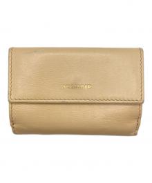 JIL SANDER（ジルサンダー）の古着「三つ折り財布」｜ベージュ