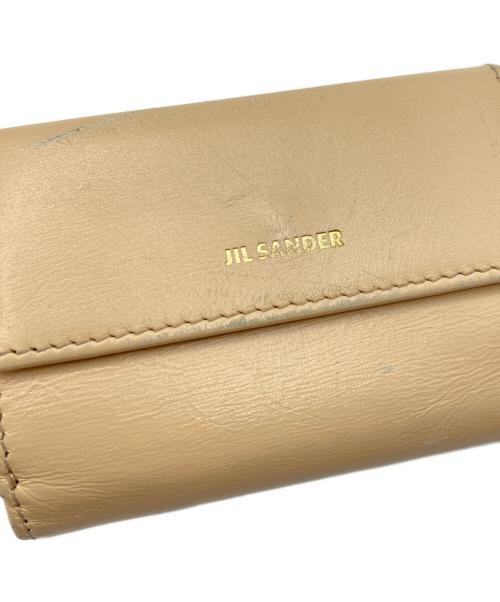 JIL SANDER（ジルサンダー）JIL SANDER (ジルサンダー) 三つ折り財布 ベージュの古着・服飾アイテム