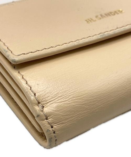 JIL SANDER（ジルサンダー）JIL SANDER (ジルサンダー) 三つ折り財布 ベージュの古着・服飾アイテム