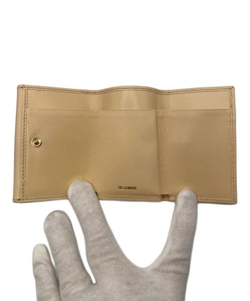 JIL SANDER（ジルサンダー）JIL SANDER (ジルサンダー) 三つ折り財布 ベージュの古着・服飾アイテム