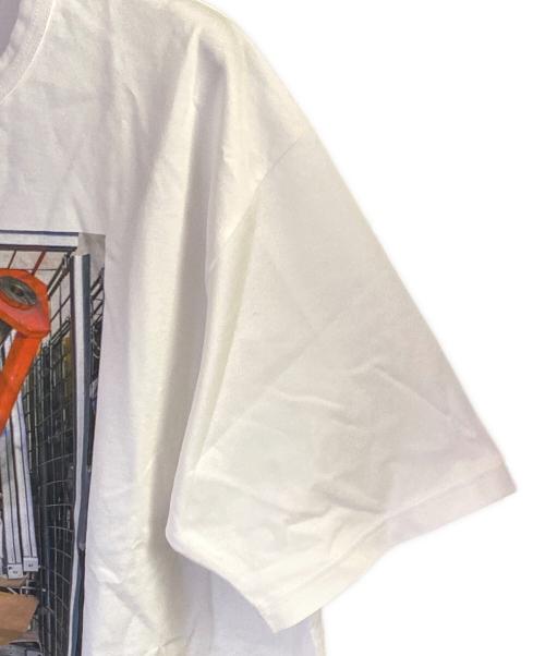 JUNYA WATANABE MAN（ジュンヤワタナベマン）JUNYA WATANABE MAN (ジュンヤワタナベマン) プリントTシャツ ホワイト サイズ:Lの古着・服飾アイテム