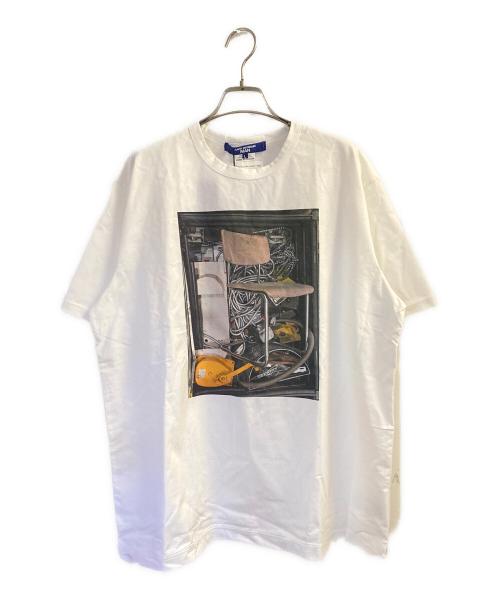 JUNYA WATANABE MAN（ジュンヤワタナベマン）JUNYA WATANABE MAN (ジュンヤワタナベマン) プリントTシャツ ホワイト サイズ:Lの古着・服飾アイテム