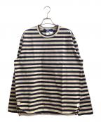 JUNYA WATANABE MANジュンヤワタナベマン）の古着「25AW ボーダーTシャツ」｜ホワイト