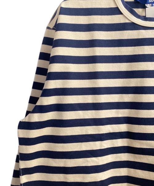 JUNYA WATANABE MAN（ジュンヤワタナベマン）JUNYA WATANABE MAN (ジュンヤワタナベマン) 25AW ボーダーTシャツ ホワイト サイズ:Mの古着・服飾アイテム