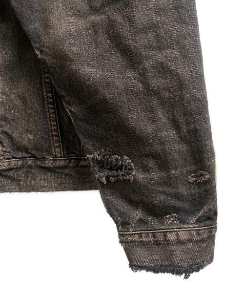 JUNYA WATANABE MAN（ジュンヤワタナベマン）JUNYA WATANABE MAN (ジュンヤワタナベマン) New Manual (ニュー・マニュアル) 25AW  Wネームデニムジャケット ブラック サイズ:XLの古着・服飾アイテム