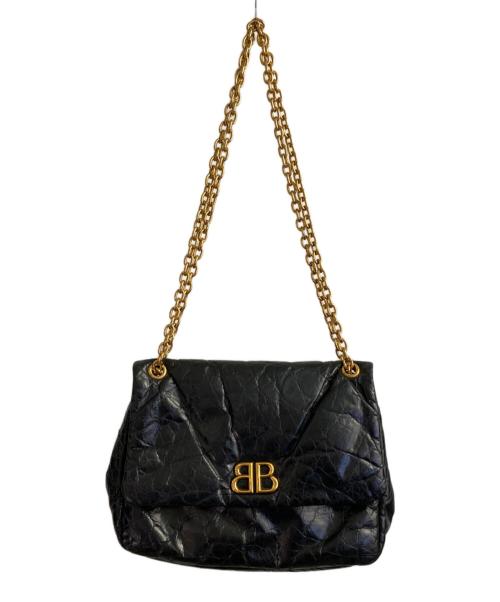 BALENCIAGA（バレンシアガ）BALENCIAGA (バレンシアガ) モナコスモールチェーンショルダーバッグスモール ブラックの古着・服飾アイテム