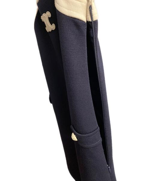 CELINE（セリーヌ）CELINE (セリーヌ) トリオンフロゴミニワンピース ネイビー サイズ:XSの古着・服飾アイテム