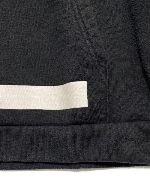 OFFWHITE（オフホワイト）OFFWHITE (オフホワイト) バイアスロゴワッペンジップパーカー ブラック サイズ:XSの古着・服飾アイテム