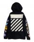 OFFWHITE (オフホワイト) バイアスロゴワッペンジップパーカー ブラック サイズ:XS：33000円