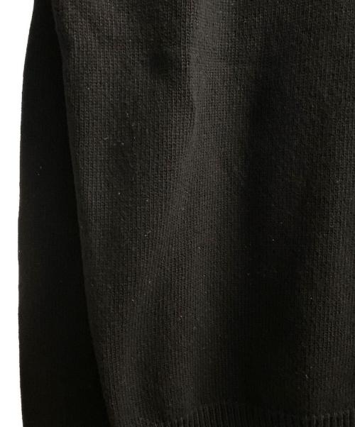 STONE ISLAND（ストーンアイランド）STONE ISLAND (ストーンアイランド) 7GGロゴパッチクルーネックニット ブラック サイズ:Sの古着・服飾アイテム