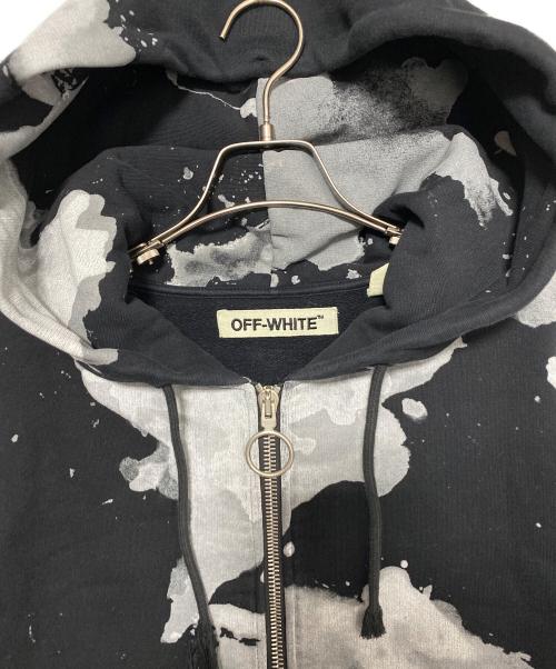OFFWHITE（オフホワイト）OFFWHITE (オフホワイト) リキットペイントロゴパーカー グレー サイズ:XXSの古着・服飾アイテム