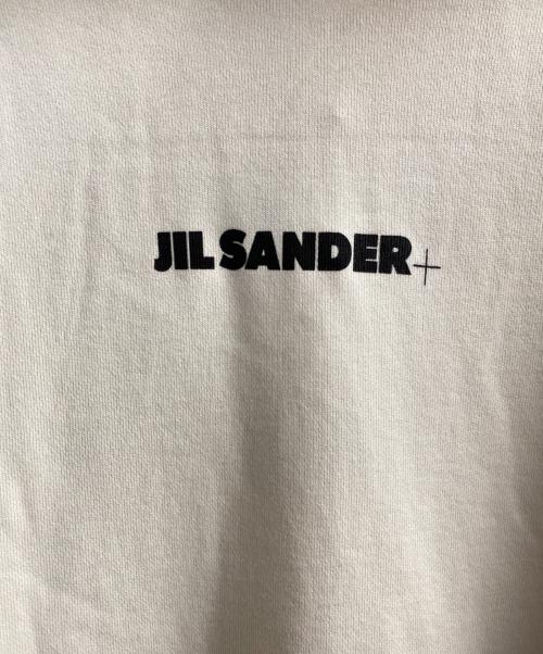 JIL SANDER（ジルサンダー）JIL SANDER (ジルサンダー) ロゴパーカー ホワイト サイズ:Ｌの古着・服飾アイテム