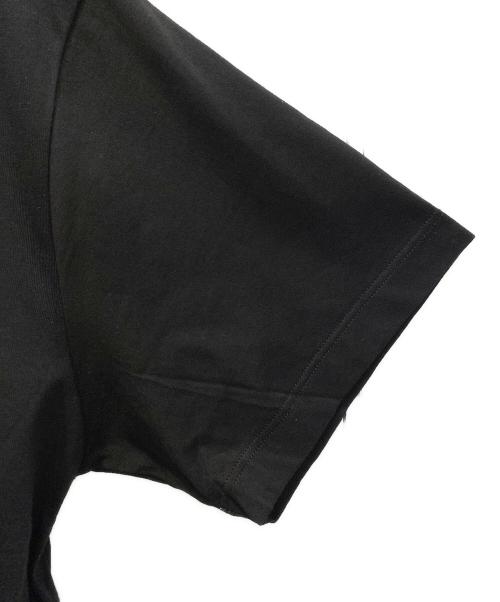LOEWE（ロエベ）LOEWE (ロエベ) グリッチアナグラムロゴTシャツ ブラック サイズ:XSの古着・服飾アイテム