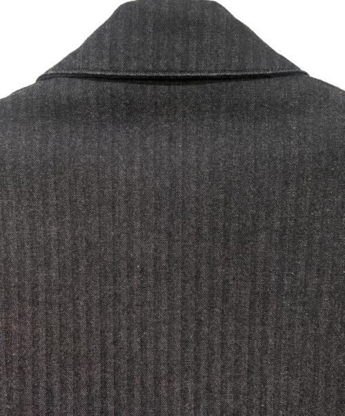 PRADA（プラダ）PRADA (プラダ) ロゴプレート デニムジャケット グレー サイズ:XLの古着・服飾アイテム