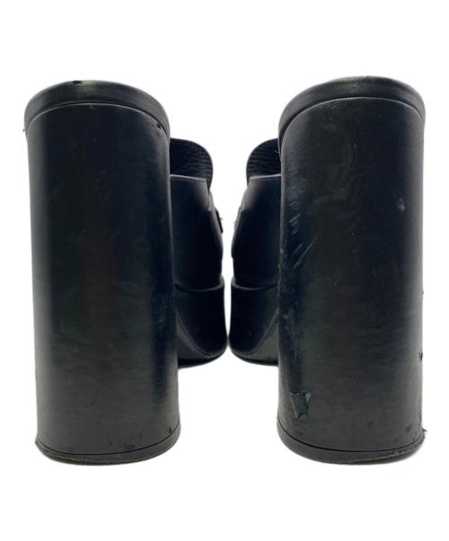 VERSACE（ヴェルサーチェ）VERSACE (ヴェルサーチェ) メデューサメダル 95プラットフォームンダル ブラック サイズ:38の古着・服飾アイテム