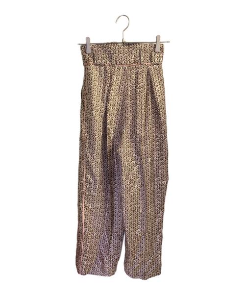 FENDI（フェンディ）FENDI (フェンディ) ペルテッドパンツ ブラウン サイズ:36の古着・服飾アイテム