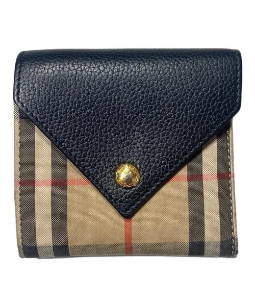 BURBERRY（バーバリー）BURBERRY (バーバリー) 3つ折り財布 ブラウンの古着・服飾アイテム