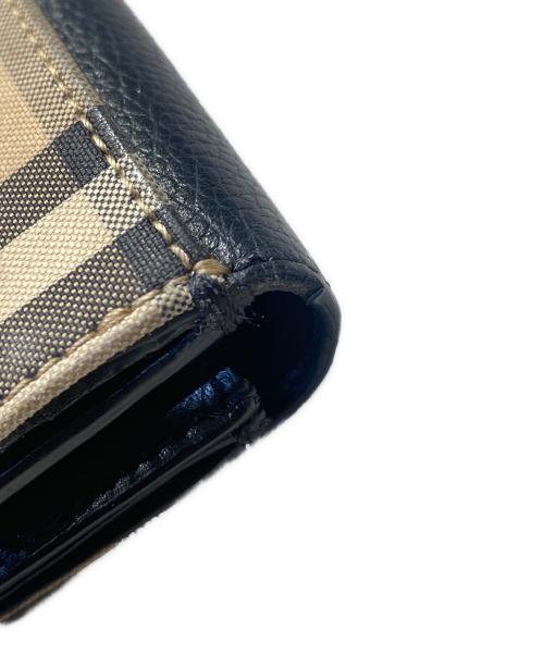 BURBERRY（バーバリー）BURBERRY (バーバリー) 3つ折り財布 ブラウンの古着・服飾アイテム