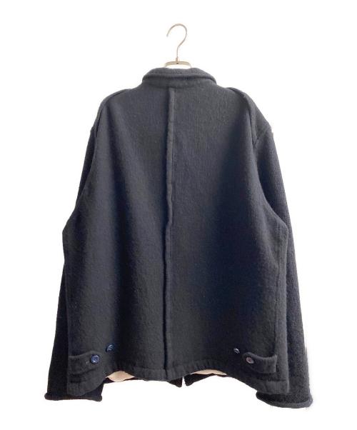 UNDERCOVER（アンダーカバー）UNDERCOVER (アンダーカバー) 25AW 縮絨ウールジップアップブルゾン ネイビー サイズ:3の古着・服飾アイテム