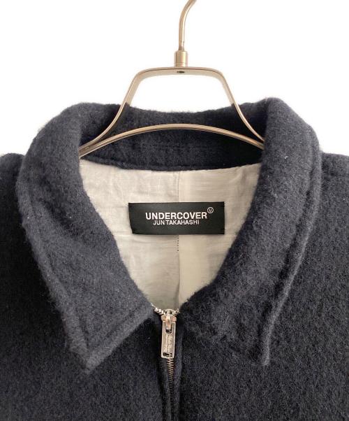 UNDERCOVER（アンダーカバー）UNDERCOVER (アンダーカバー) 25AW 縮絨ウールジップアップブルゾン ネイビー サイズ:3の古着・服飾アイテム