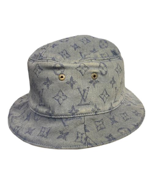 LOUIS VUITTON（ルイ ヴィトン）LOUIS VUITTON (ルイ ヴィトン) シャポーモノグラムデニムバケットハット サイズ:Mの古着・服飾アイテム