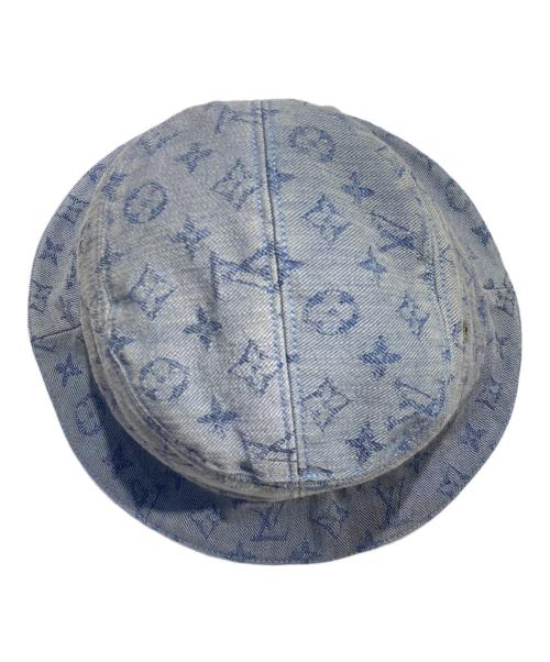 LOUIS VUITTON（ルイ ヴィトン）LOUIS VUITTON (ルイ ヴィトン) シャポーモノグラムデニムバケットハット サイズ:Mの古着・服飾アイテム