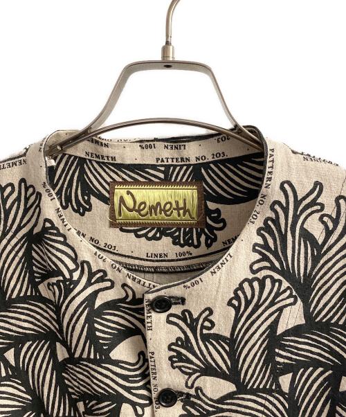 NEMETH（ネメス）NEMETH (ネメス) 総柄シャツジャケット サイズ:サイズ表記無しの古着・服飾アイテム