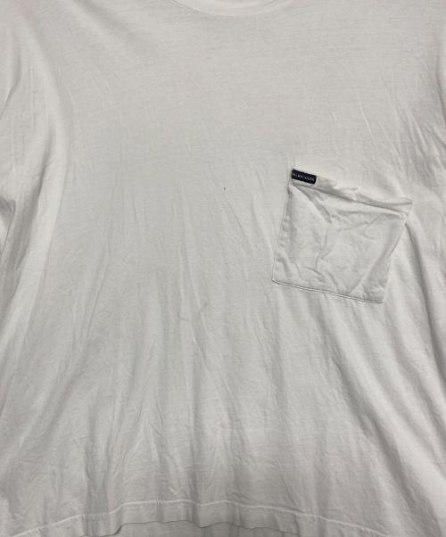 BALENCIAGA（バレンシアガ）BALENCIAGA (バレンシアガ) 18SS EuropeプリントオーバーサイズポケットTシャツ ホワイト サイズ:Ｍの古着・服飾アイテム