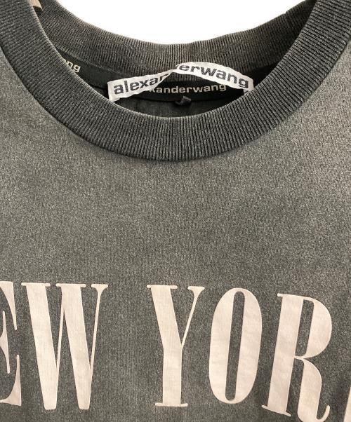ALEXANDER WANG（アレキサンダー・ワン）ALEXANDER WANG (アレキサンダー・ワン) ヴィンテージ加工NEWYORKTシャツ グレー サイズ:Mの古着・服飾アイテム