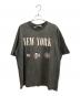 ALEXANDER WANG（アレキサンダー・ワン）の古着「ヴィンテージ加工NEWYORKTシャツ」｜グレー