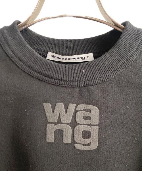 ALEXANDER WANG（アレキサンダー・ワン）ALEXANDER WANG (アレキサンダー・ワン) ESSENTIAL TERRY SWEATSHIRT ブラック サイズ:Sの古着・服飾アイテム