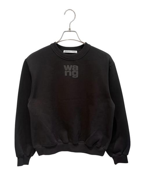 ALEXANDER WANG（アレキサンダー・ワン）ALEXANDER WANG (アレキサンダー・ワン) ロゴスウェット ブラック サイズ:Ｓの古着・服飾アイテム