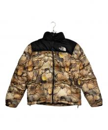 THE NORTH FACE×SUPREME（ザ ノース フェイス×シュプリーム）の古着「LEAVES Nuptse Jacket」｜カーキ