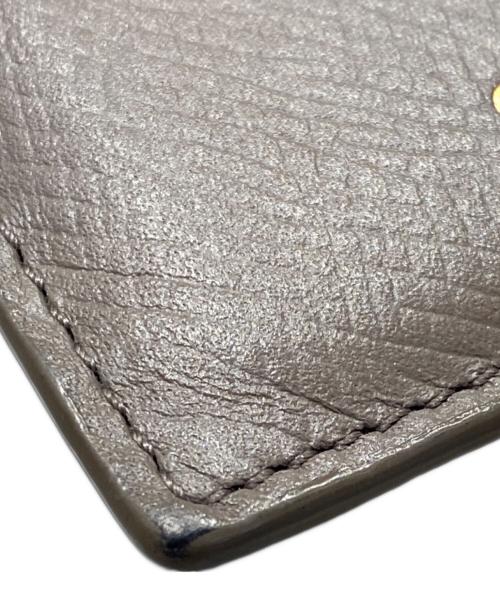 CELINE（セリーヌ）CELINE (セリーヌ) コンパクトジップカードケース ブラウンの古着・服飾アイテム