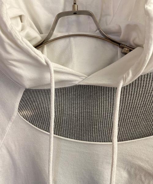 FACETASM（ファセッタズム）FACETASM (ファセッタズム) LAYERED HOODIE ホワイト サイズ:5の古着・服飾アイテム