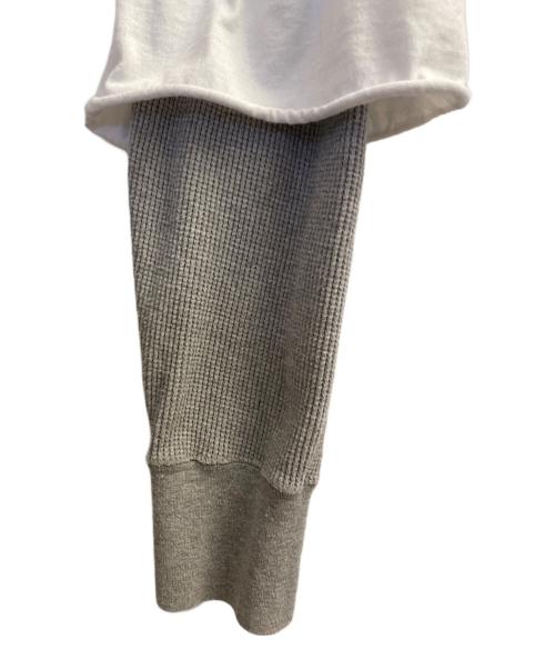 FACETASM（ファセッタズム）FACETASM (ファセッタズム) LAYERED HOODIE ホワイト サイズ:5の古着・服飾アイテム