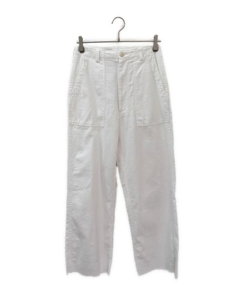 MADISON BLUE（マディソンブルー）MADISON BLUE (マディソンブルー) FATIGUE PANTS L.oz BS ホワイト サイズ:01の古着・服飾アイテム