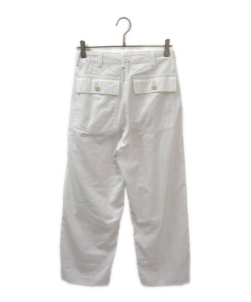 MADISON BLUE（マディソンブルー）MADISON BLUE (マディソンブルー) FATIGUE PANTS L.oz BS ホワイト サイズ:01の古着・服飾アイテム