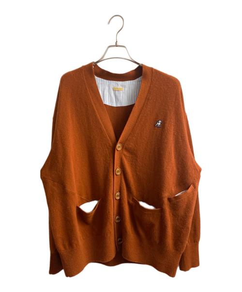 The shepherd UNDERCOVER（ザシェパード アンダーカバー）The shepherd UNDERCOVER (ザシェパード アンダーカバー) カシミヤルーズカーディガン ブラウン サイズ:2の古着・服飾アイテム
